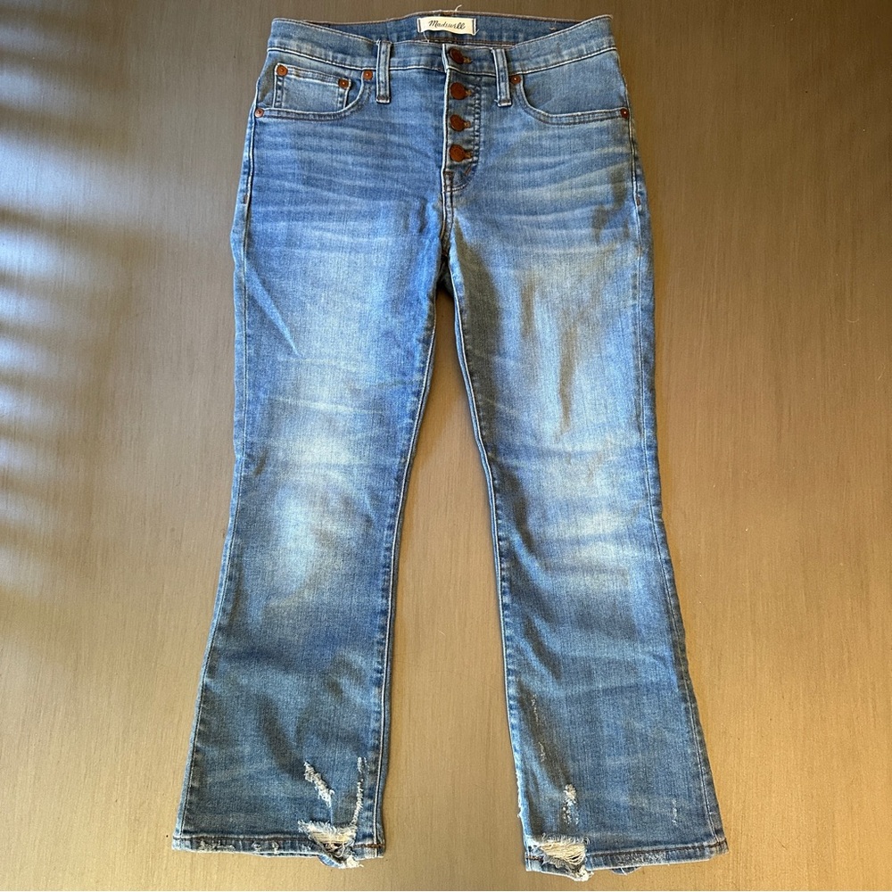 Madewell Cali Denim Bootcut Button Fly Stretch - 25P